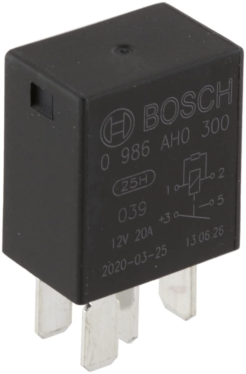 BOSCH 0986AH0300 Normal Open Micro Relay  4 Pins 12V DC 20 Amp  Single